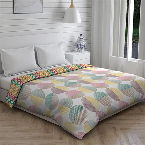 Buy LAYERS Frienze Printed Double Bed Comforter - 220 x 240 cm from ...