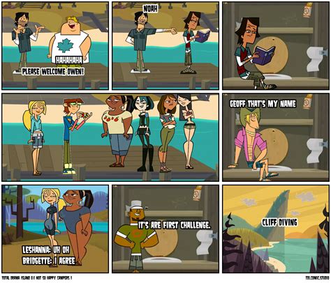 Total Drama Island E:1 Not So Happy Campers 1 - Comic Studio