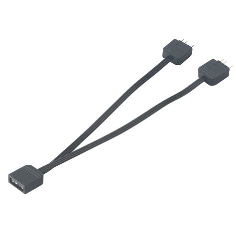 Buy Akasa Addressable RGB LED Splitter Cable | 1-to-2 aRGB LED Splitter ...