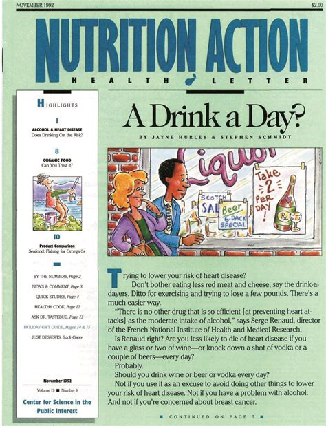 Article published in "NUTRITION ACTION: Health Newsletter" - Signed ...