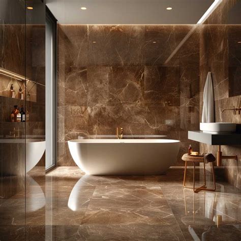 10+ Warm Brown Bathroom Tile Inspiration Ideas • 333k+ Inspiring ...