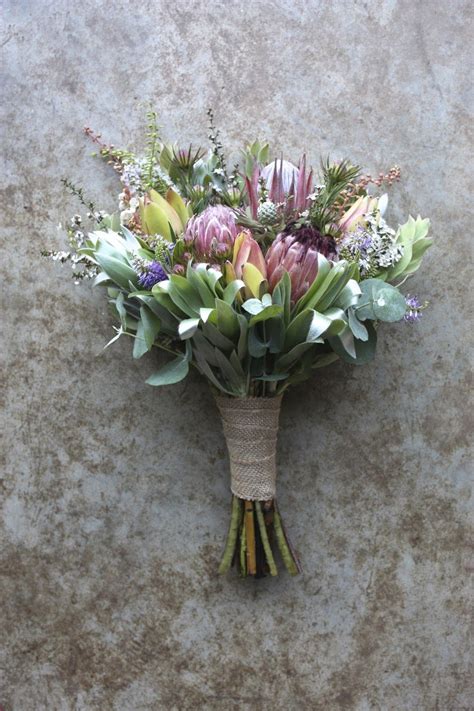 Australian Native Flowers: A Unique Bridal Bouquet Symphony