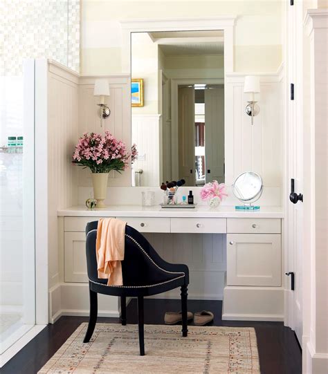 Modular Bathroom Vanity With Makeup Table at Alonso Wilson blog