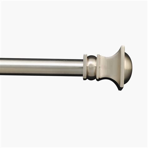 Buy DECO WINDOW Fashion Silver Iron Extendable Curtain Rod - 162 cm ...