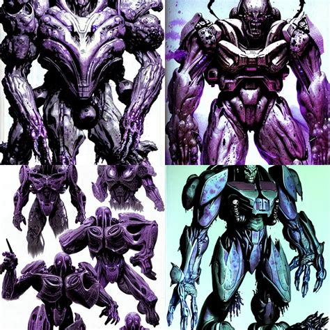 covenant brute aliens from the game series halo | Stable Diffusion ...