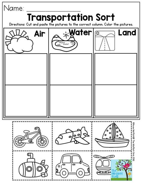 Transportation Worksheets for Preschoolers 的图像结果
