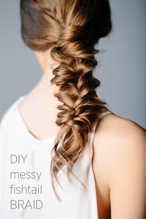 Image result for Messy Faux Hawk Fishtail Braid Tutorial