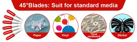 HASTHIP® 30pcs Fine Point Blades for Cricut Maker 3 Expression/Explore ...