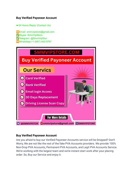 PPT - Buy Verified Payoneer Account PowerPoint Presentation, free ...