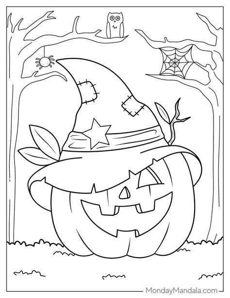Easy Fall Coloring Pages - MIT Printable