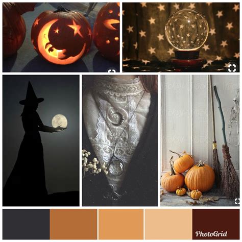 halloween mood board
