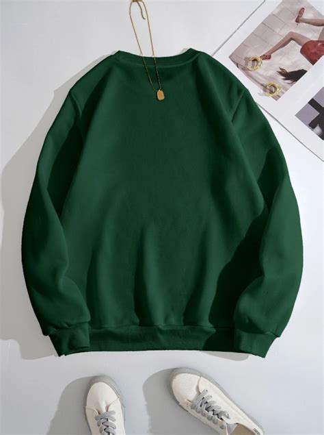 Dark Green New York Sweatshirt - Gold Lettering Style - Etsy