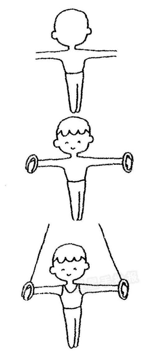 体操简笔画 的图像结果