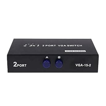 Yaksha VGA Switch 2 Port, 15 Pin Female 2 VGA IN and 1 VGA OUT to ...