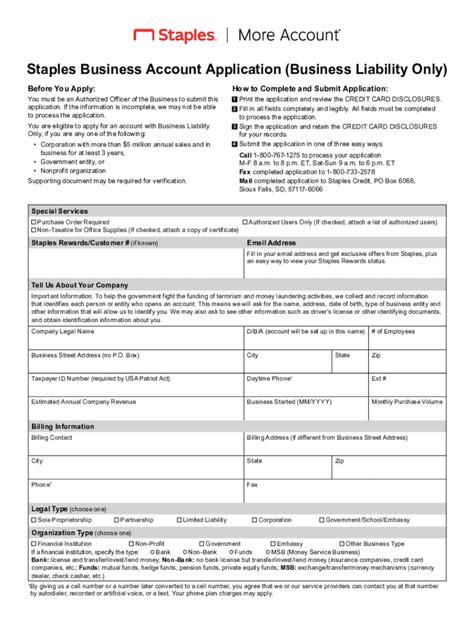 Open Staples Business Account at Sherry Ramos blog