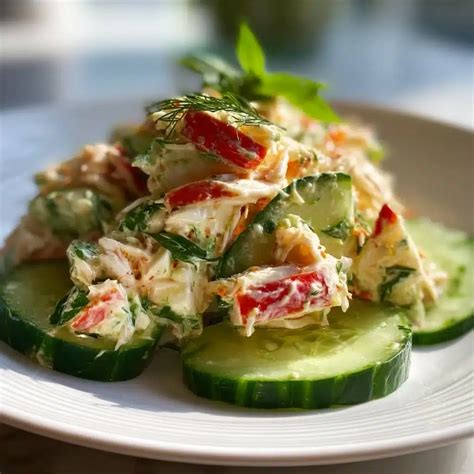 Cucumber Crab Salad