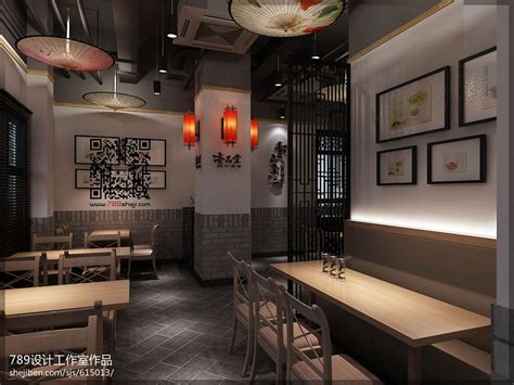 中式快餐店面设计 |空间|室内设计|星空工作室 - 原创作品 - 站酷 (ZCOOL)