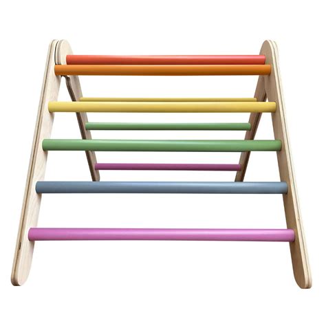 Bella Luna Toys Rainbow Climbing Triangle