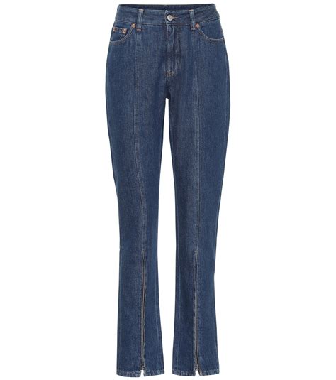 MM6 Maison Margiela - High-rise slim jeans MM6 Maison Margiela