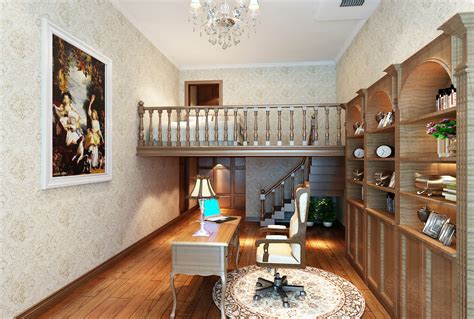 欧式风格复式别墅卧室装修效果图2014图片_太平洋家居网图库