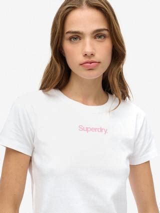 Superdry Core Logo City Pure Organic Cotton T-Shirt, Brilliant White
