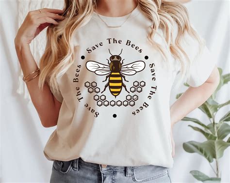 Save the Bees Shirt Conserve Endangered Bees Shirt Animal - Etsy