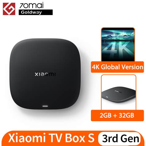 Global Version Xiaomi Mi TV Box S 3rd Gen 4K UHD India | Ubuy