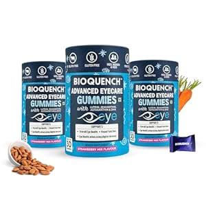 Bioquench Advanced Eye Care Gummies for Healthy Vision | Protects from ...