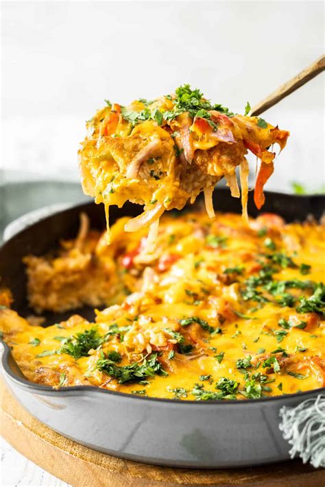 Chicken Fajita Casserole - Sustainable Cooks