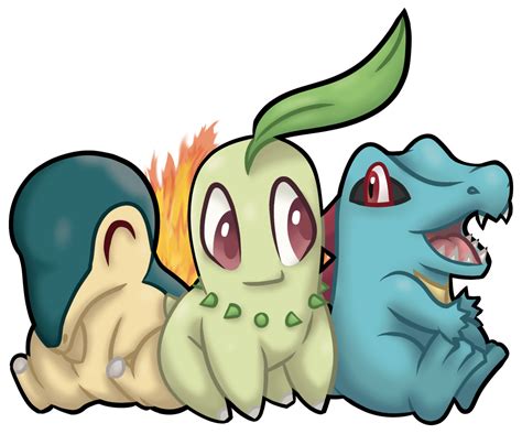 Pokemon Gen 2 Starters