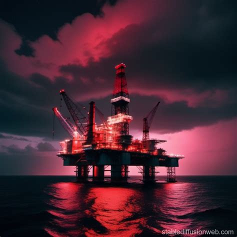 offshore oil rig Prompts | Stable Diffusion Online