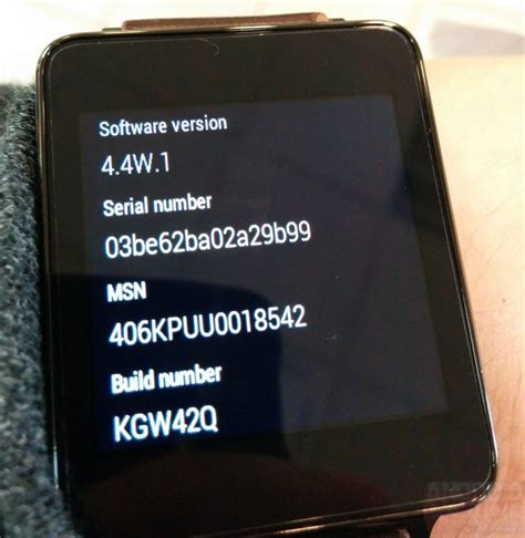 LG G Watch riceve Android Wear 4.4W.1 (KGW42Q)