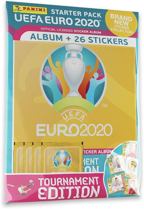 Buy Panini UEFA Euro 2020 Sticker Collection Starter Pack Online at ...