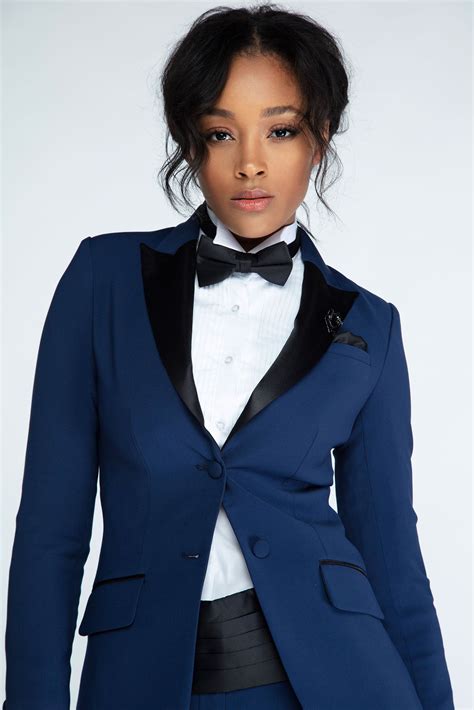 Royal Navy Peak Lapel Tuxedo Jacket | Tuxedo women, Tuxedo women suits ...