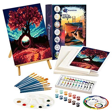 Visit the KRONICTRON Store Beginner Painting Set with DIY Paint by ...