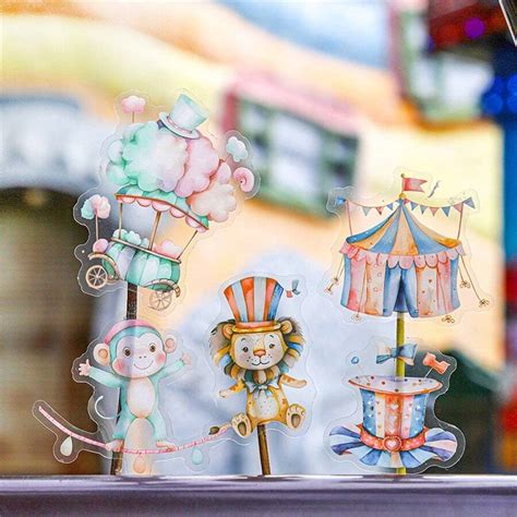 20Pcs/Bag Sticker Pack, Starlight Amusement Park Series, Exquisite And ...