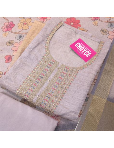 Set 31- 3rd Feb - Amazing lilac shimmer silk kurta - Creative ...