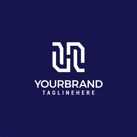Letter H Line logo design template vector 11202114 Vector Art at Vecteezy