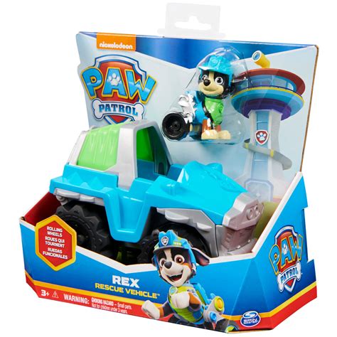 Buy Paw Patrol, Rex’s Dinosaur Rescue Vehicle and Figure Online at ...