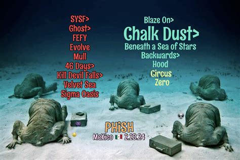 Phish Mexico Setlist: 2/23/24 - Riviera Maya - Night 3