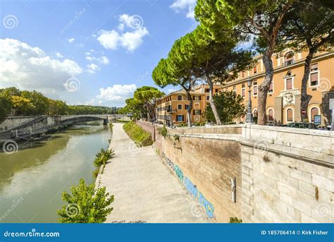 Tiber River Map Europe
