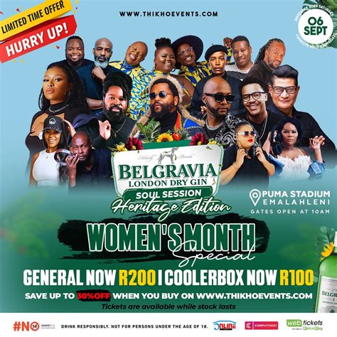 BELGRAVIA SOUL SESSION: HERITAGE EDITION (EMALAHLENI WITBANK STADIUM ...