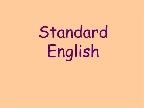 Standard English Example 的图像结果