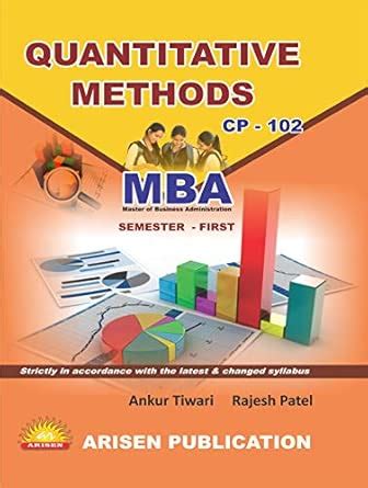 Quantitative Methods (ARROW – English Medium) : Ankur Tiwari & Rajesh ...