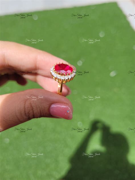 Women's Fiery Royal Ruby Pink Ring – FSJ