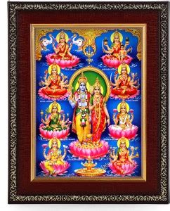 PrintShare Vishnu Ashta Lakshmi Religious Frame Price in India - Buy ...