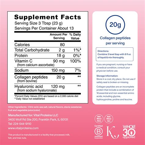 Buy Vital Proteins Collagen Peptides Advanced, Hydrolyzed Peptides with ...