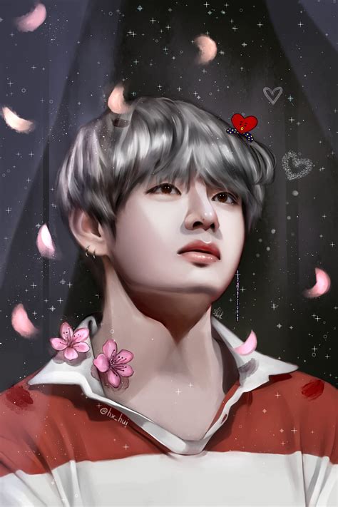 Bts Fan Art Drawing V
