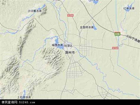 滁州市地图 - 滁州市卫星地图 - 滁州市高清航拍地图
