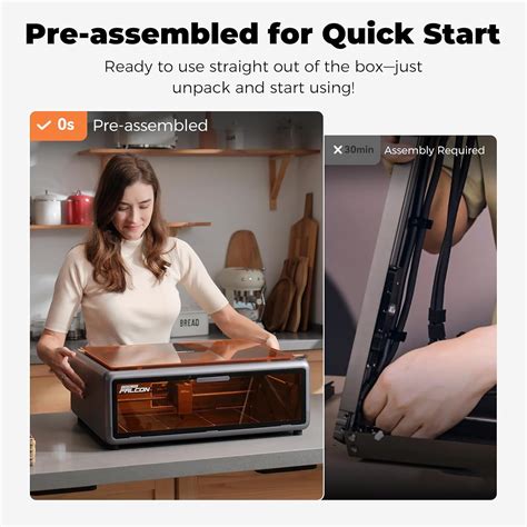 CREALITY FALCON A1 10W Laser Engraver, 80W Enclosed India | Ubuy
